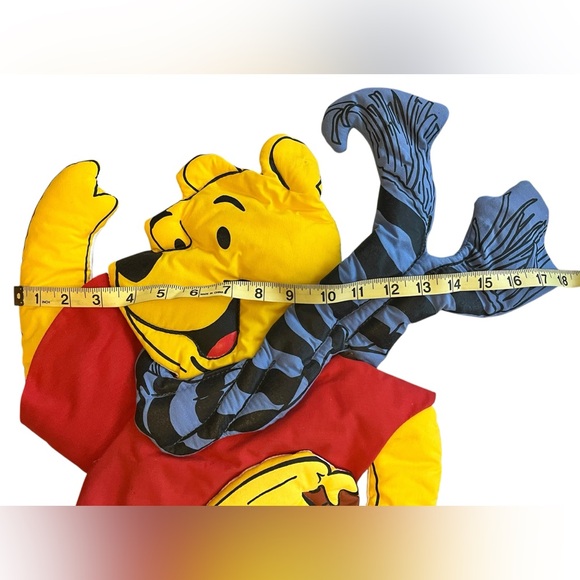 Vintage Disney Winnie The Pooh fabric wall hanging nursery decor - Picture 7 of 11
